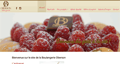 Desktop Screenshot of boulangerie-oberson.ch