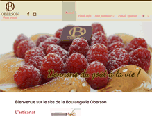 Tablet Screenshot of boulangerie-oberson.ch